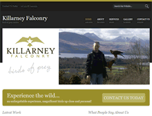 Tablet Screenshot of killarneyfalconry.com